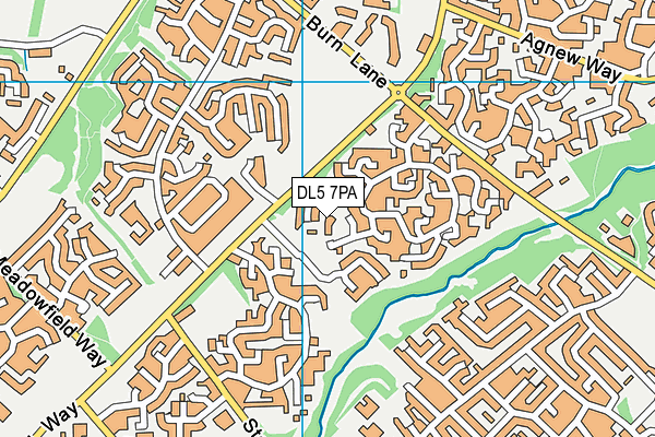 DL5 7PA map - OS VectorMap District (Ordnance Survey) DL5 7PA map - OS VectorMap District (Ordnance Survey)