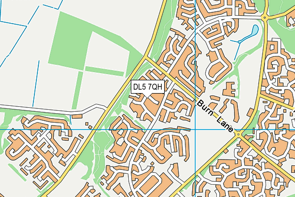 DL5 7QH map - OS VectorMap District (Ordnance Survey) DL5 7QH map - OS VectorMap District (Ordnance Survey)