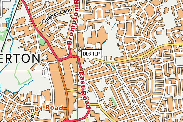 DL6 1LP map - OS VectorMap District (Ordnance Survey) DL6 1LP map - OS VectorMap District (Ordnance Survey)