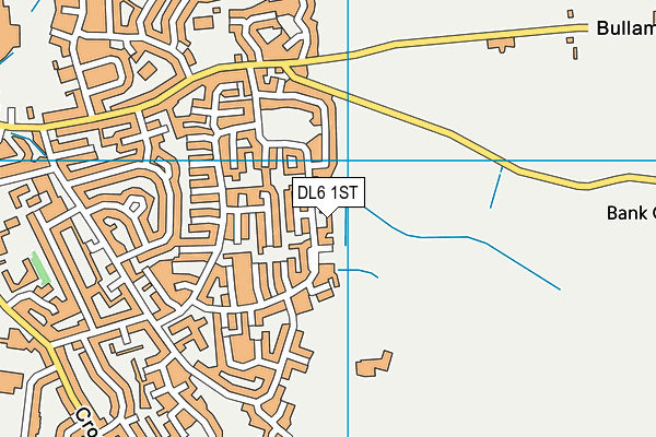 DL6 1ST map - OS VectorMap District (Ordnance Survey) DL6 1ST map - OS VectorMap District (Ordnance Survey)