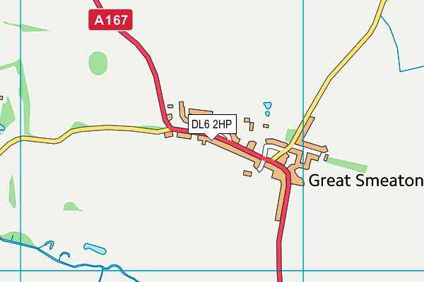 DL6 2HP map - OS VectorMap District (Ordnance Survey) DL6 2HP map - OS VectorMap District (Ordnance Survey)