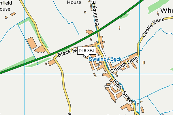 DL6 3EJ map - OS VectorMap District (Ordnance Survey) DL6 3EJ map - OS VectorMap District (Ordnance Survey)