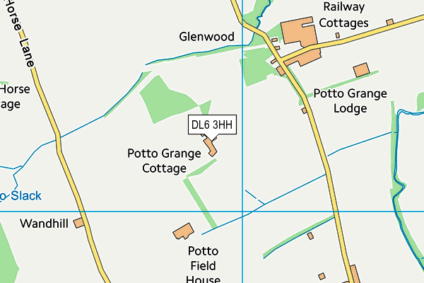 DL6 3HH map - OS VectorMap District (Ordnance Survey) DL6 3HH map - OS VectorMap District (Ordnance Survey)