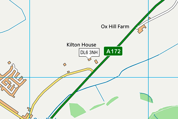 DL6 3NH map - OS VectorMap District (Ordnance Survey) DL6 3NH map - OS VectorMap District (Ordnance Survey)