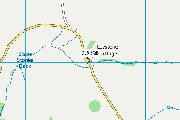 DL6 3QB map - OS VectorMap District (Ordnance Survey) DL6 3QB map - OS VectorMap District (Ordnance Survey)
