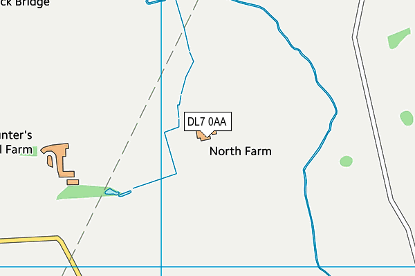 DL7 0AA map - OS VectorMap District (Ordnance Survey) DL7 0AA map - OS VectorMap District (Ordnance Survey)