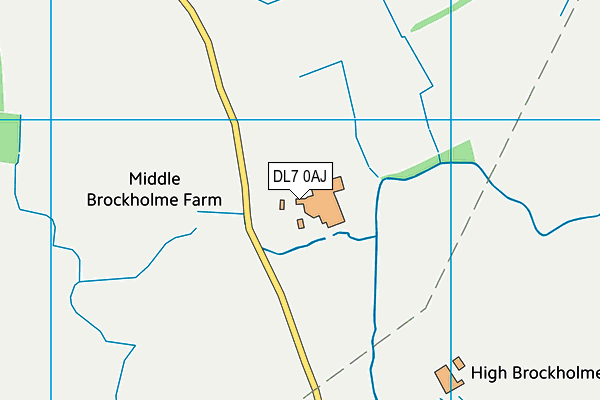 DL7 0AJ map - OS VectorMap District (Ordnance Survey) DL7 0AJ map - OS VectorMap District (Ordnance Survey)