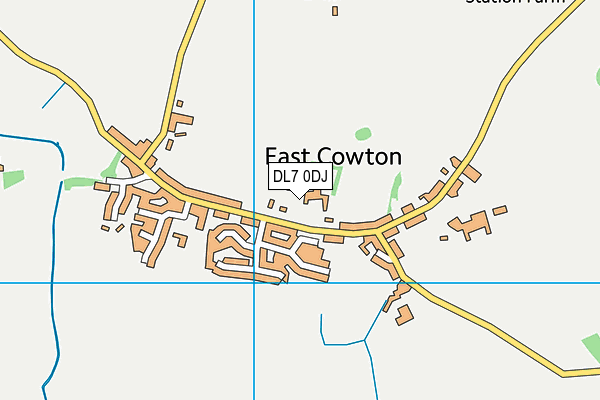 DL7 0DJ map - OS VectorMap District (Ordnance Survey) DL7 0DJ map - OS VectorMap District (Ordnance Survey)