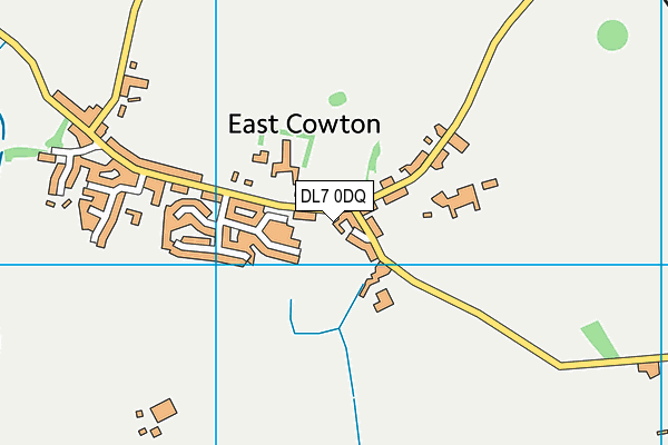 DL7 0DQ map - OS VectorMap District (Ordnance Survey)