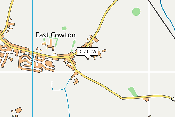DL7 0DW map - OS VectorMap District (Ordnance Survey)