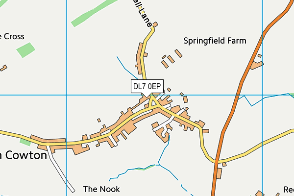 DL7 0EP map - OS VectorMap District (Ordnance Survey) DL7 0EP map - OS VectorMap District (Ordnance Survey)