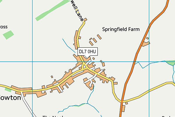 DL7 0HU map - OS VectorMap District (Ordnance Survey) DL7 0HU map - OS VectorMap District (Ordnance Survey)