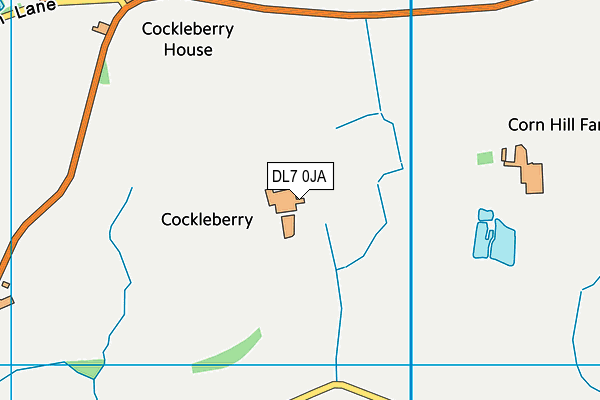 DL7 0JA map - OS VectorMap District (Ordnance Survey) DL7 0JA map - OS VectorMap District (Ordnance Survey)