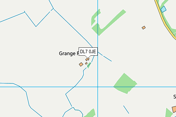 DL7 0JE map - OS VectorMap District (Ordnance Survey) DL7 0JE map - OS VectorMap District (Ordnance Survey)