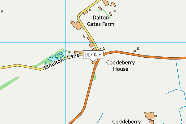 DL7 0JP map - OS VectorMap District (Ordnance Survey) DL7 0JP map - OS VectorMap District (Ordnance Survey)