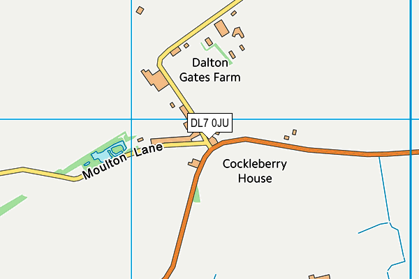 DL7 0JU map - OS VectorMap District (Ordnance Survey) DL7 0JU map - OS VectorMap District (Ordnance Survey)