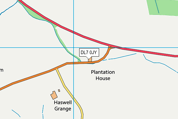 DL7 0JY map - OS VectorMap District (Ordnance Survey) DL7 0JY map - OS VectorMap District (Ordnance Survey)