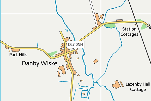 DL7 0NH map - OS VectorMap District (Ordnance Survey) DL7 0NH map - OS VectorMap District (Ordnance Survey)