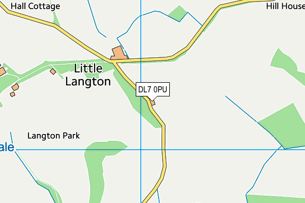 DL7 0PU map - OS VectorMap District (Ordnance Survey) DL7 0PU map - OS VectorMap District (Ordnance Survey)