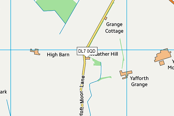 DL7 0QD map - OS VectorMap District (Ordnance Survey) DL7 0QD map - OS VectorMap District (Ordnance Survey)