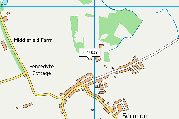 DL7 0QY map - OS VectorMap District (Ordnance Survey) DL7 0QY map - OS VectorMap District (Ordnance Survey)