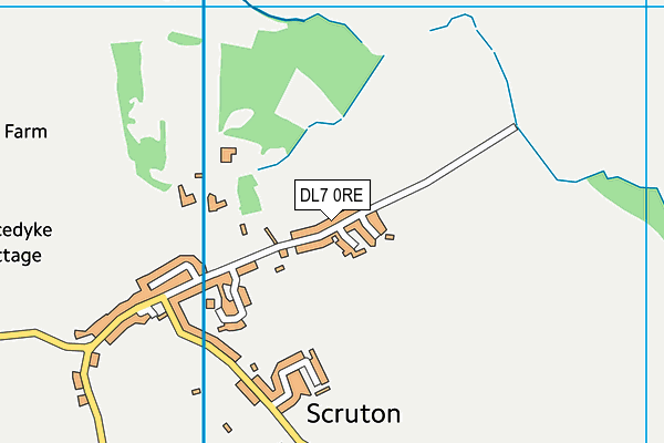 DL7 0RE map - OS VectorMap District (Ordnance Survey) DL7 0RE map - OS VectorMap District (Ordnance Survey)