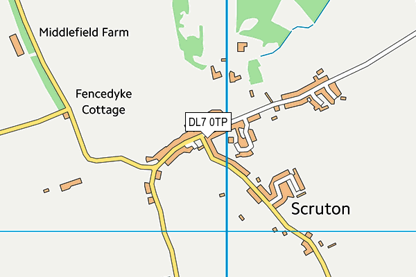 DL7 0TP map - OS VectorMap District (Ordnance Survey) DL7 0TP map - OS VectorMap District (Ordnance Survey)