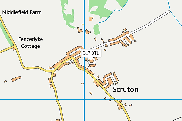 DL7 0TU map - OS VectorMap District (Ordnance Survey)
