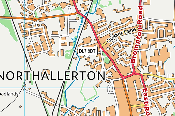 DL7 8DT map - OS VectorMap District (Ordnance Survey) DL7 8DT map - OS VectorMap District (Ordnance Survey)