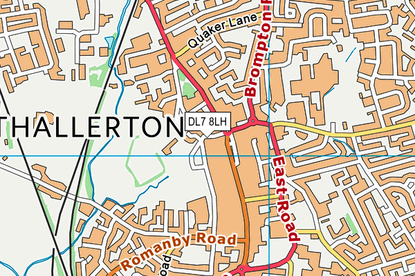 DL7 8LH map - OS VectorMap District (Ordnance Survey)