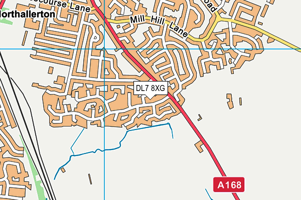 DL7 8XG map - OS VectorMap District (Ordnance Survey) DL7 8XG map - OS VectorMap District (Ordnance Survey)