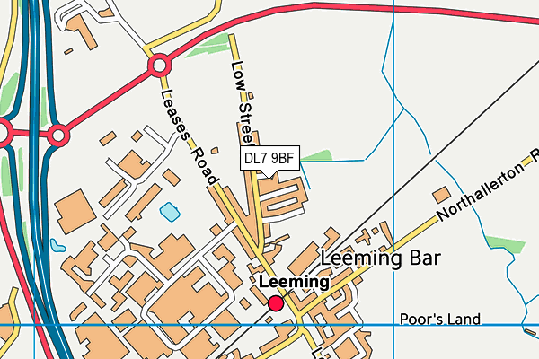 DL7 9BF map - OS VectorMap District (Ordnance Survey) DL7 9BF map - OS VectorMap District (Ordnance Survey)