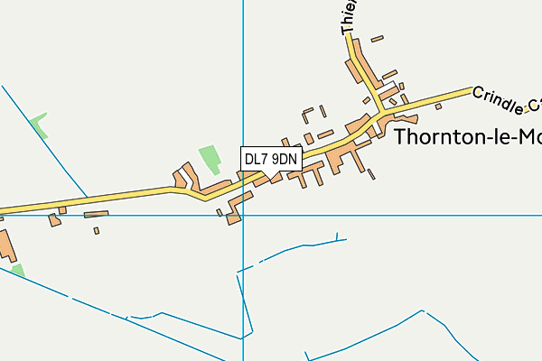DL7 9DN map - OS VectorMap District (Ordnance Survey) DL7 9DN map - OS VectorMap District (Ordnance Survey)