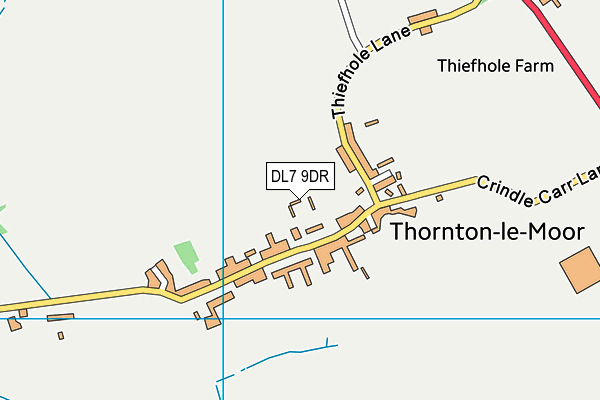 DL7 9DR map - OS VectorMap District (Ordnance Survey) DL7 9DR map - OS VectorMap District (Ordnance Survey)