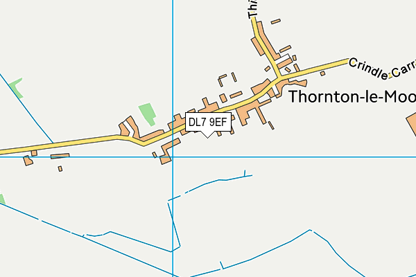 DL7 9EF map - OS VectorMap District (Ordnance Survey) DL7 9EF map - OS VectorMap District (Ordnance Survey)