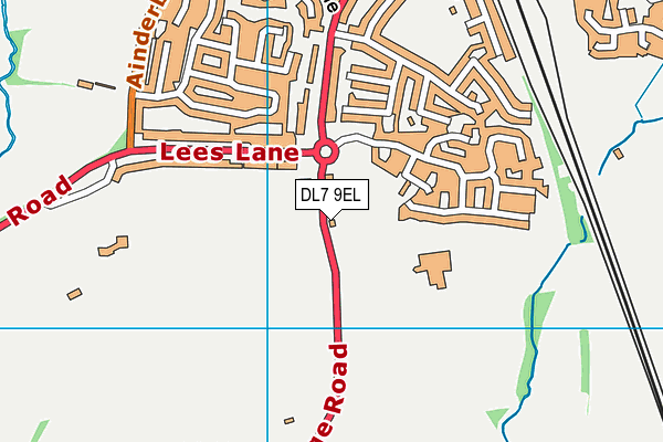 DL7 9EL map - OS VectorMap District (Ordnance Survey) DL7 9EL map - OS VectorMap District (Ordnance Survey)