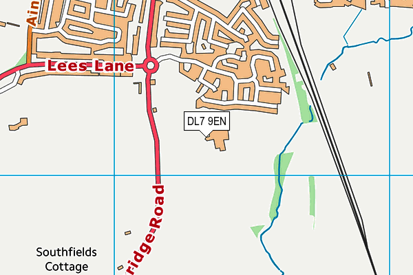 DL7 9EN map - OS VectorMap District (Ordnance Survey) DL7 9EN map - OS VectorMap District (Ordnance Survey)