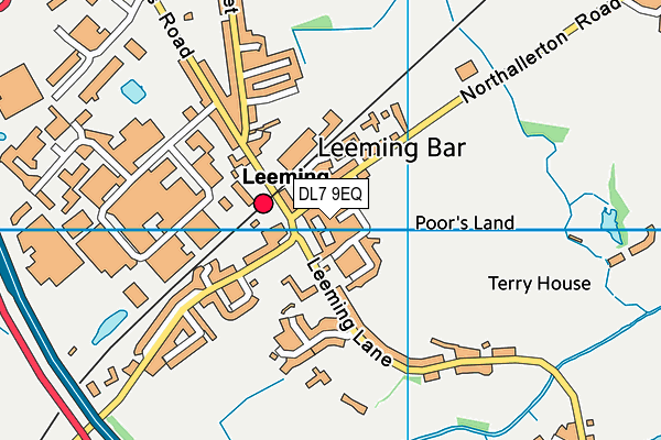 DL7 9EQ map - OS VectorMap District (Ordnance Survey) DL7 9EQ map - OS VectorMap District (Ordnance Survey)