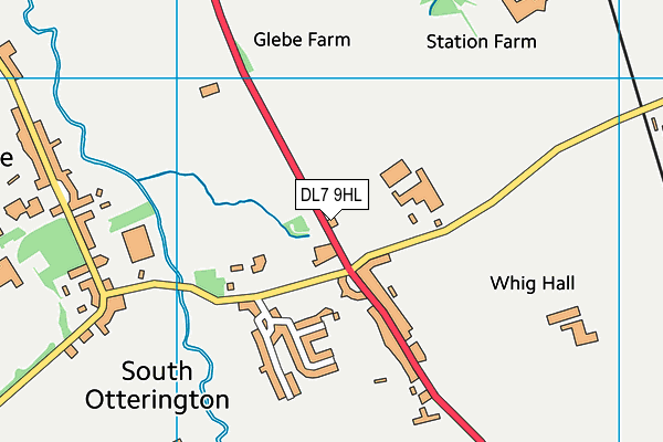 DL7 9HL map - OS VectorMap District (Ordnance Survey) DL7 9HL map - OS VectorMap District (Ordnance Survey)
