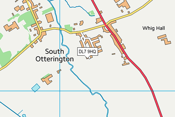 DL7 9HQ map - OS VectorMap District (Ordnance Survey) DL7 9HQ map - OS VectorMap District (Ordnance Survey)