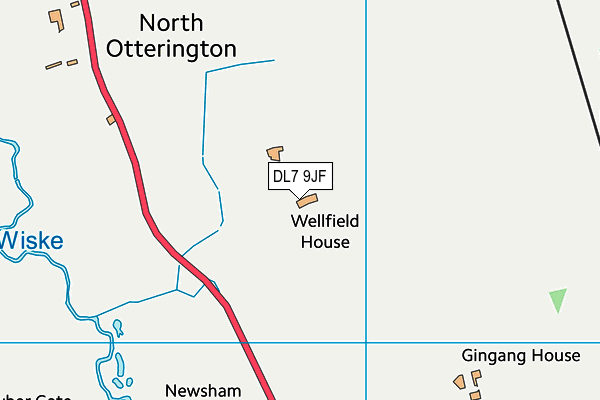 DL7 9JF map - OS VectorMap District (Ordnance Survey) DL7 9JF map - OS VectorMap District (Ordnance Survey)