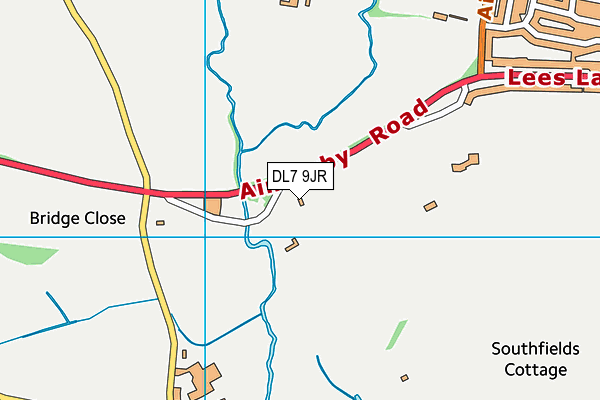 DL7 9JR map - OS VectorMap District (Ordnance Survey) DL7 9JR map - OS VectorMap District (Ordnance Survey)