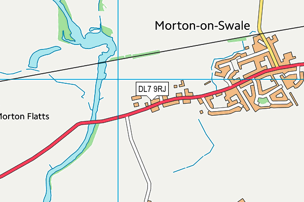 DL7 9RJ map - OS VectorMap District (Ordnance Survey) DL7 9RJ map - OS VectorMap District (Ordnance Survey)