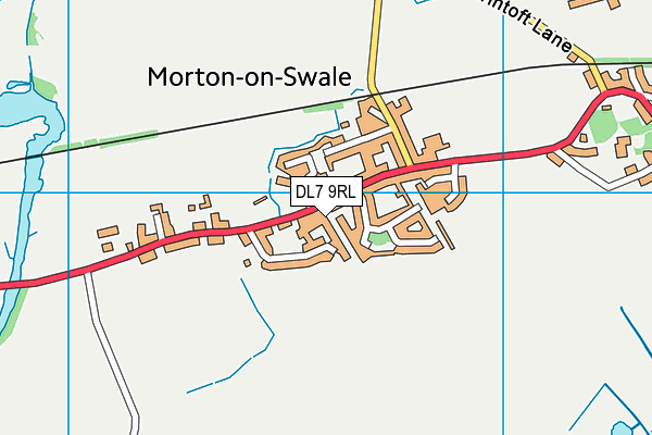 DL7 9RL map - OS VectorMap District (Ordnance Survey)