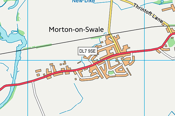 DL7 9SE map - OS VectorMap District (Ordnance Survey) DL7 9SE map - OS VectorMap District (Ordnance Survey)