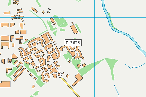 DL7 9TR map - OS VectorMap District (Ordnance Survey) DL7 9TR map - OS VectorMap District (Ordnance Survey)
