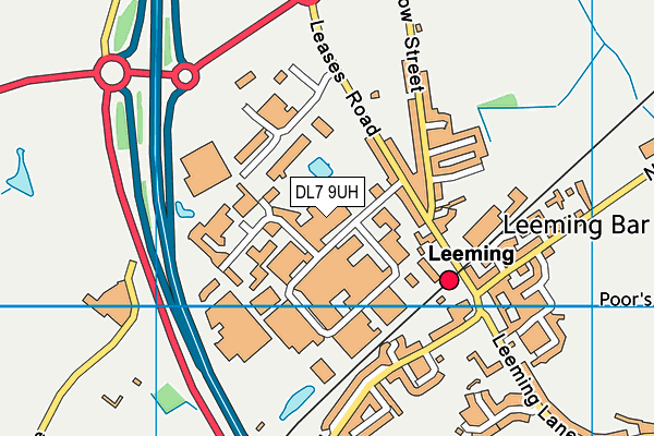 DL7 9UH map - OS VectorMap District (Ordnance Survey) DL7 9UH map - OS VectorMap District (Ordnance Survey)