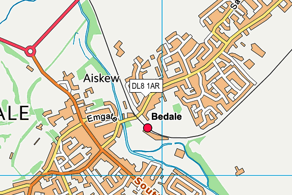 DL8 1AR map - OS VectorMap District (Ordnance Survey) DL8 1AR map - OS VectorMap District (Ordnance Survey)