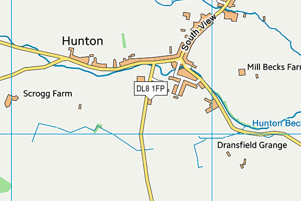 DL8 1FP map - OS VectorMap District (Ordnance Survey) DL8 1FP map - OS VectorMap District (Ordnance Survey)