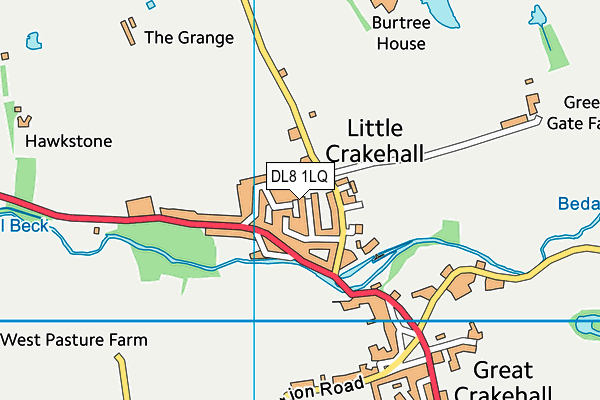 DL8 1LQ map - OS VectorMap District (Ordnance Survey) DL8 1LQ map - OS VectorMap District (Ordnance Survey)